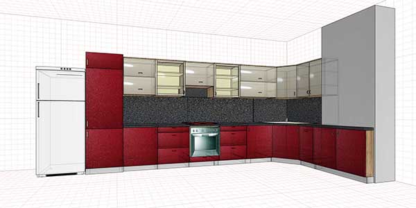 Замена фасадов шкафов на кухне